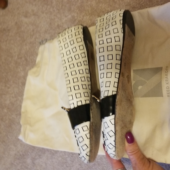 Women's Reed Krakoff square print loafer shoes - Picture 4 of 10